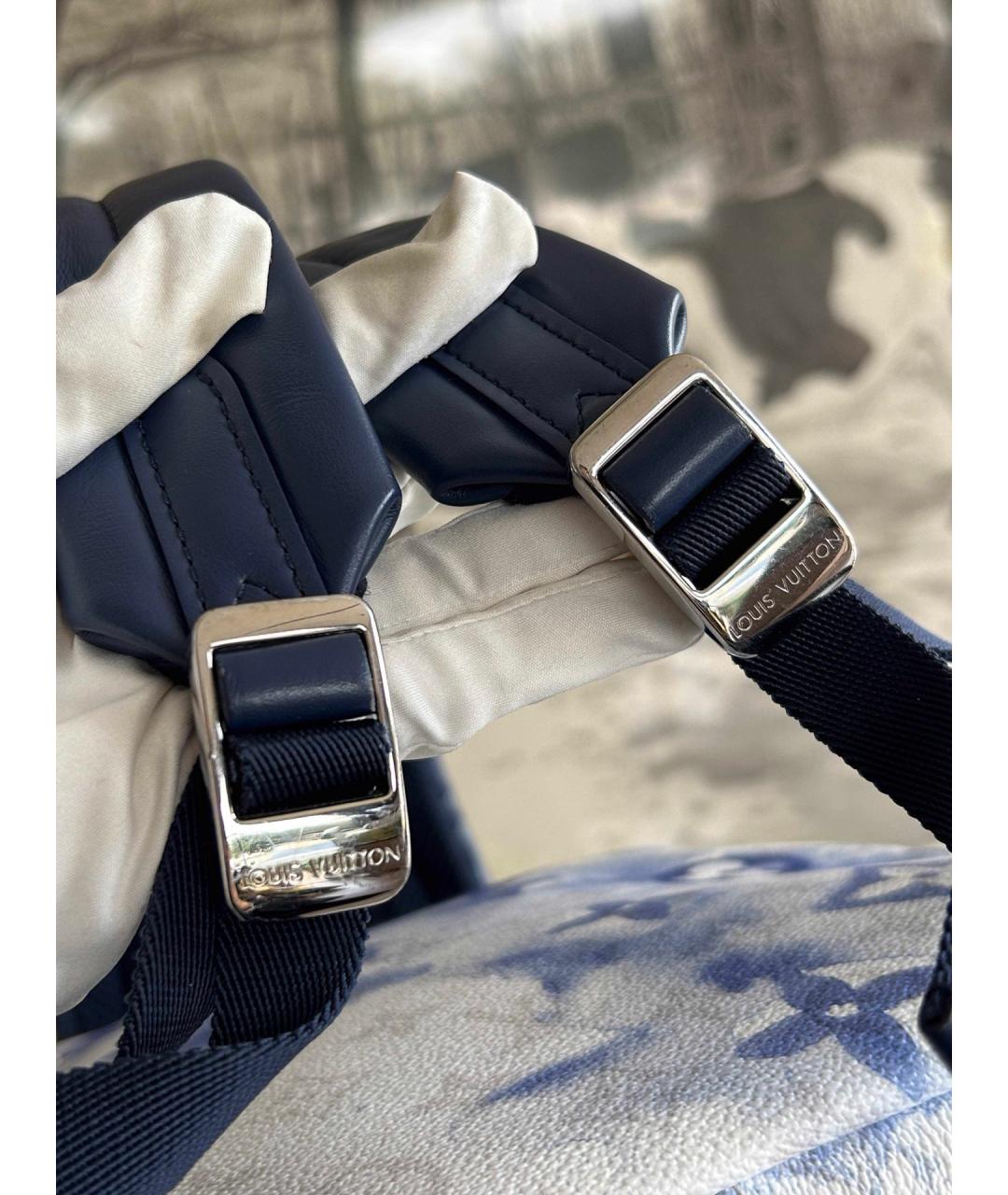 LOUIS VUITTON Белый кожаный рюкзак, фото 7