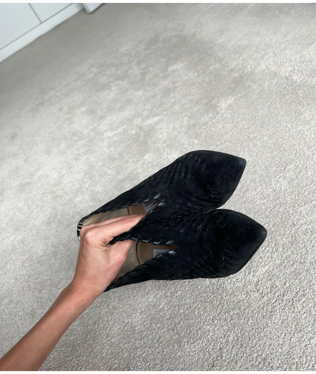 JIMMY CHOO Черные замшевые ботильоны, фото 7