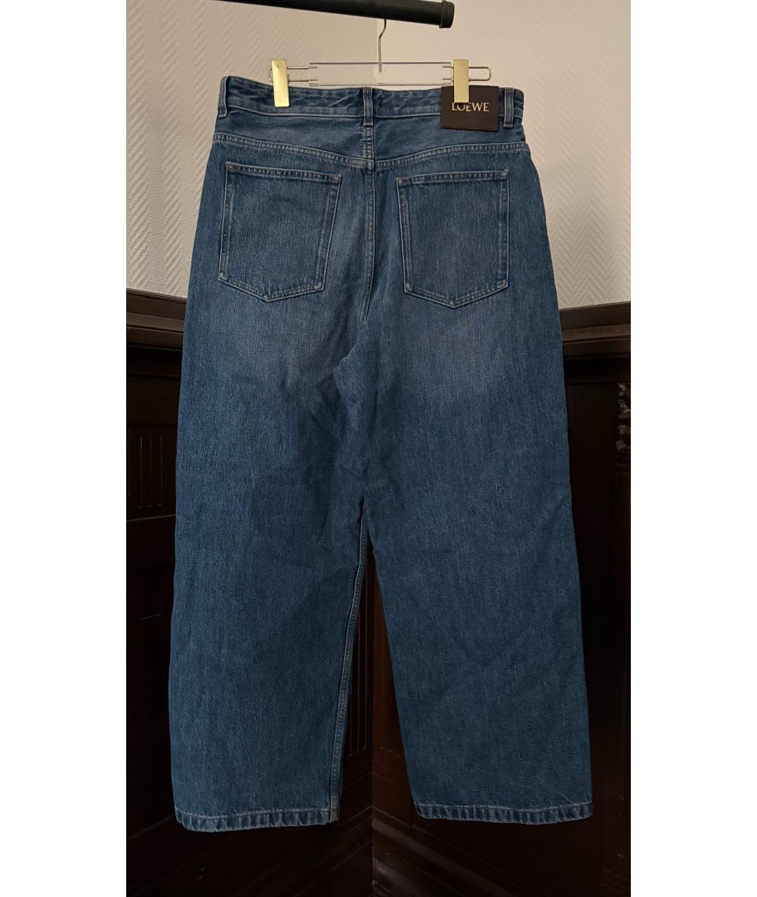 LOEWE Синие прямые джинсы, фото 2
