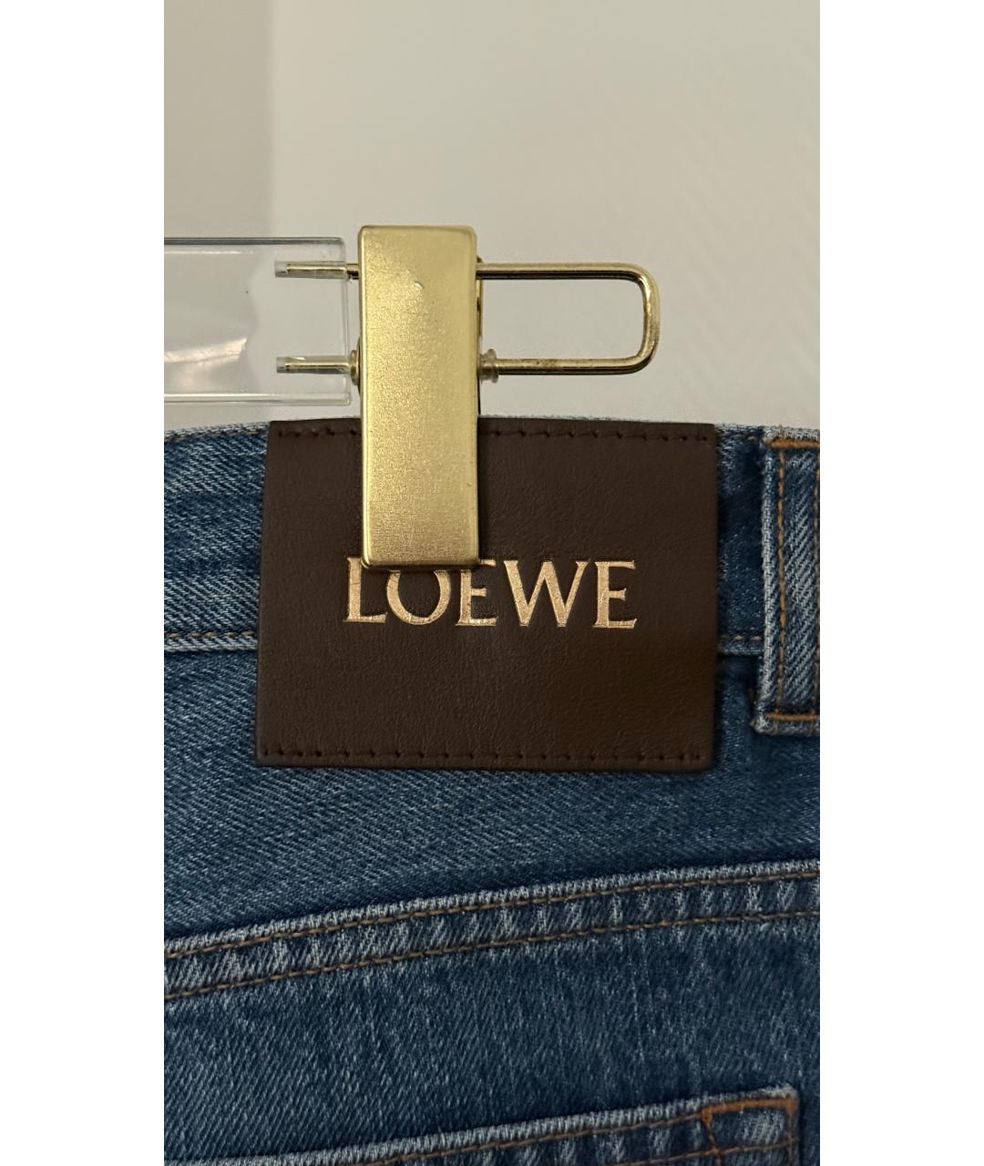 LOEWE Синие прямые джинсы, фото 4