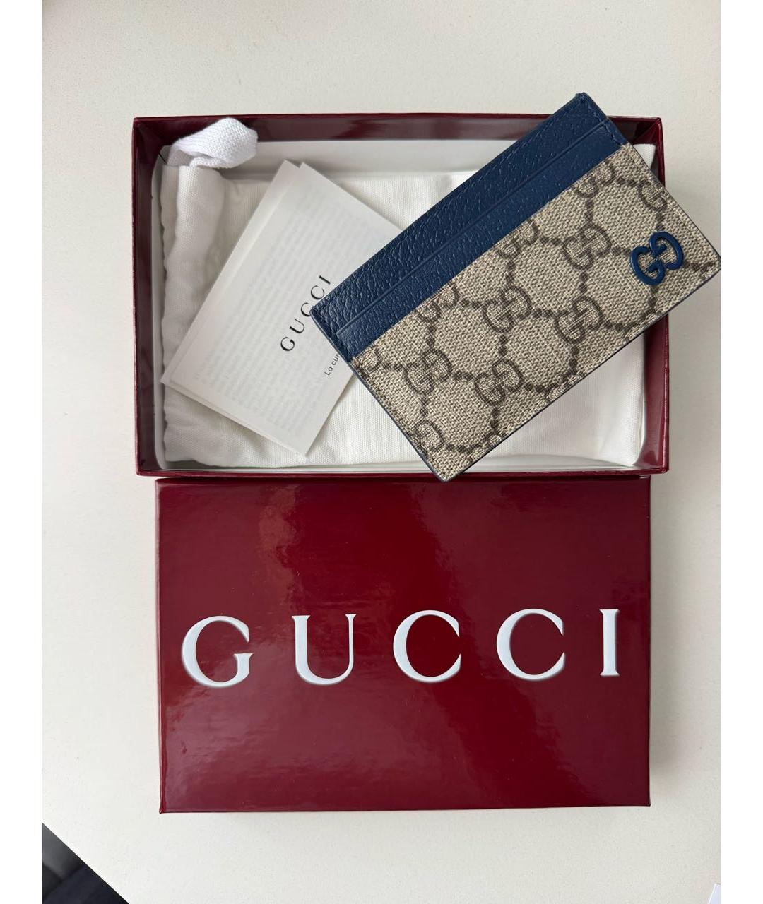 GUCCI Синий кардхолдер, фото 5