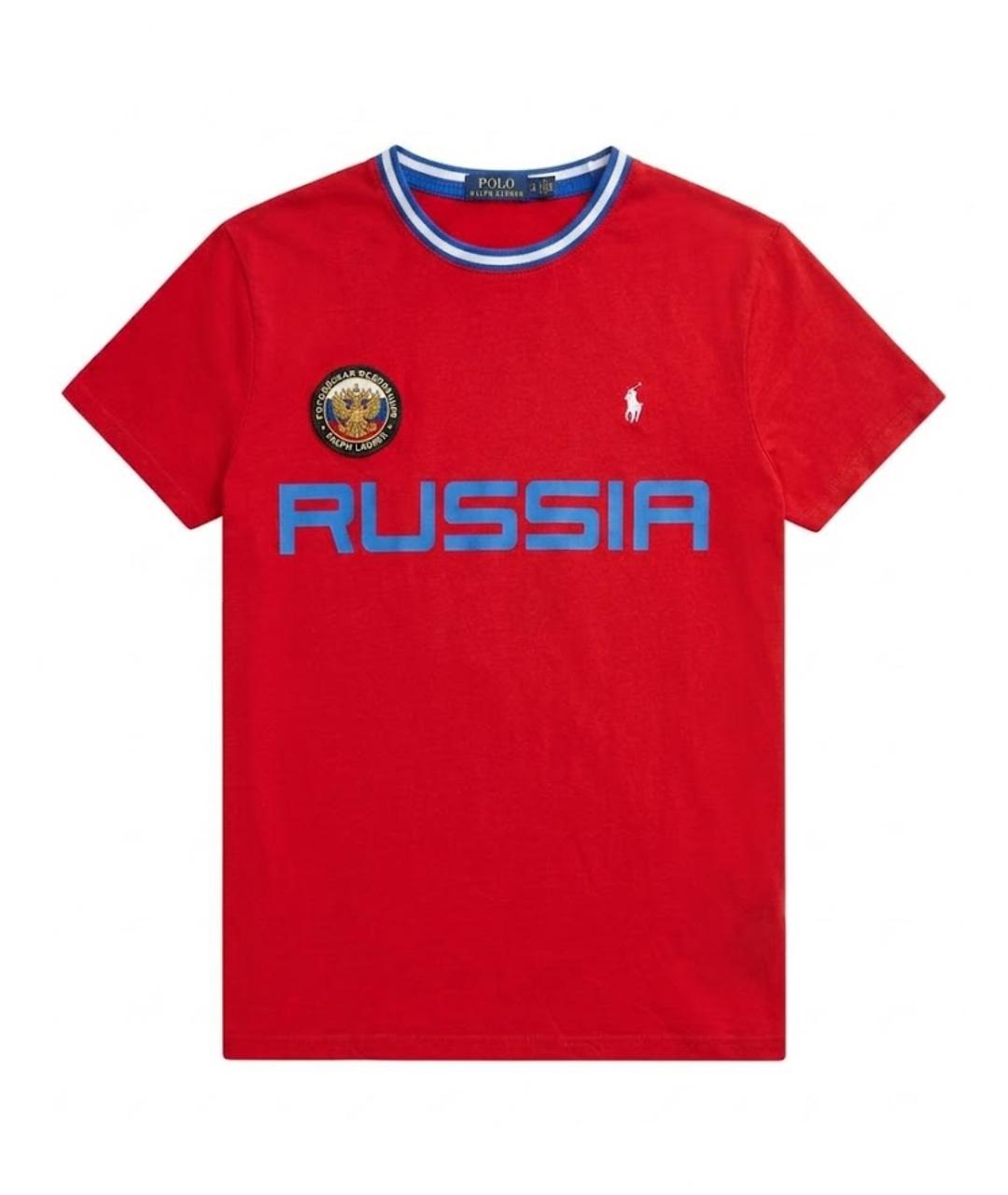 POLO RALPH LAUREN Красная футболка, фото 1