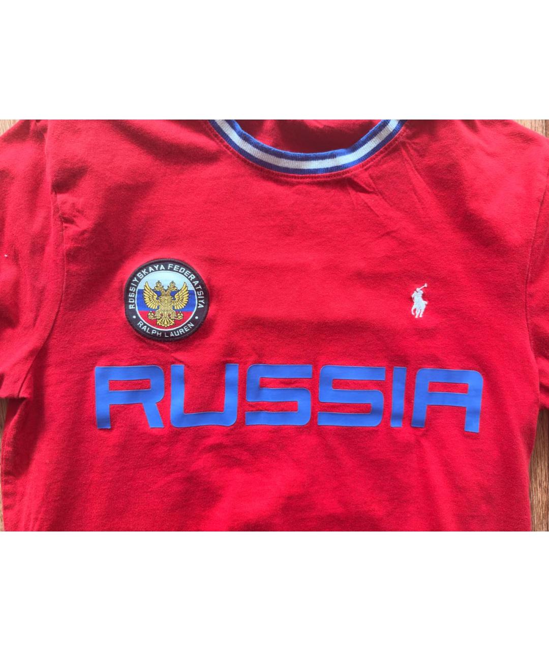 POLO RALPH LAUREN Красная футболка, фото 4