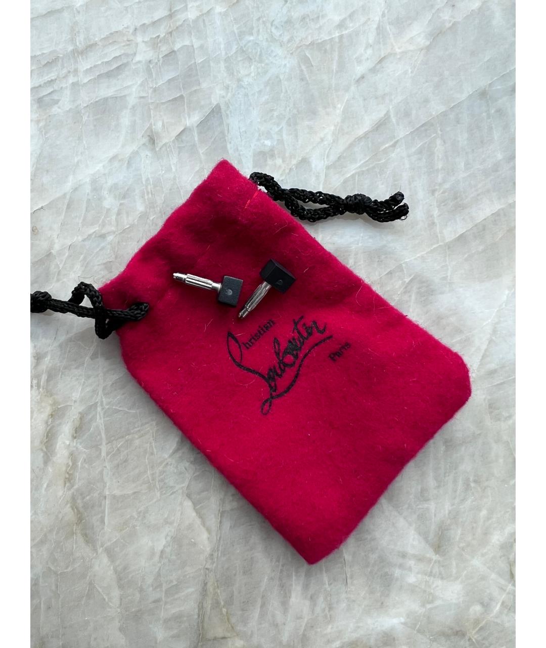 CHRISTIAN LOUBOUTIN Черные кожаные туфли, фото 7