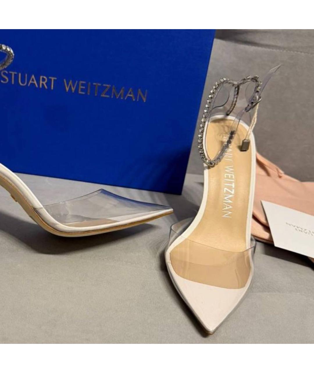 STUART WEITZMAN Белые туфли, фото 4