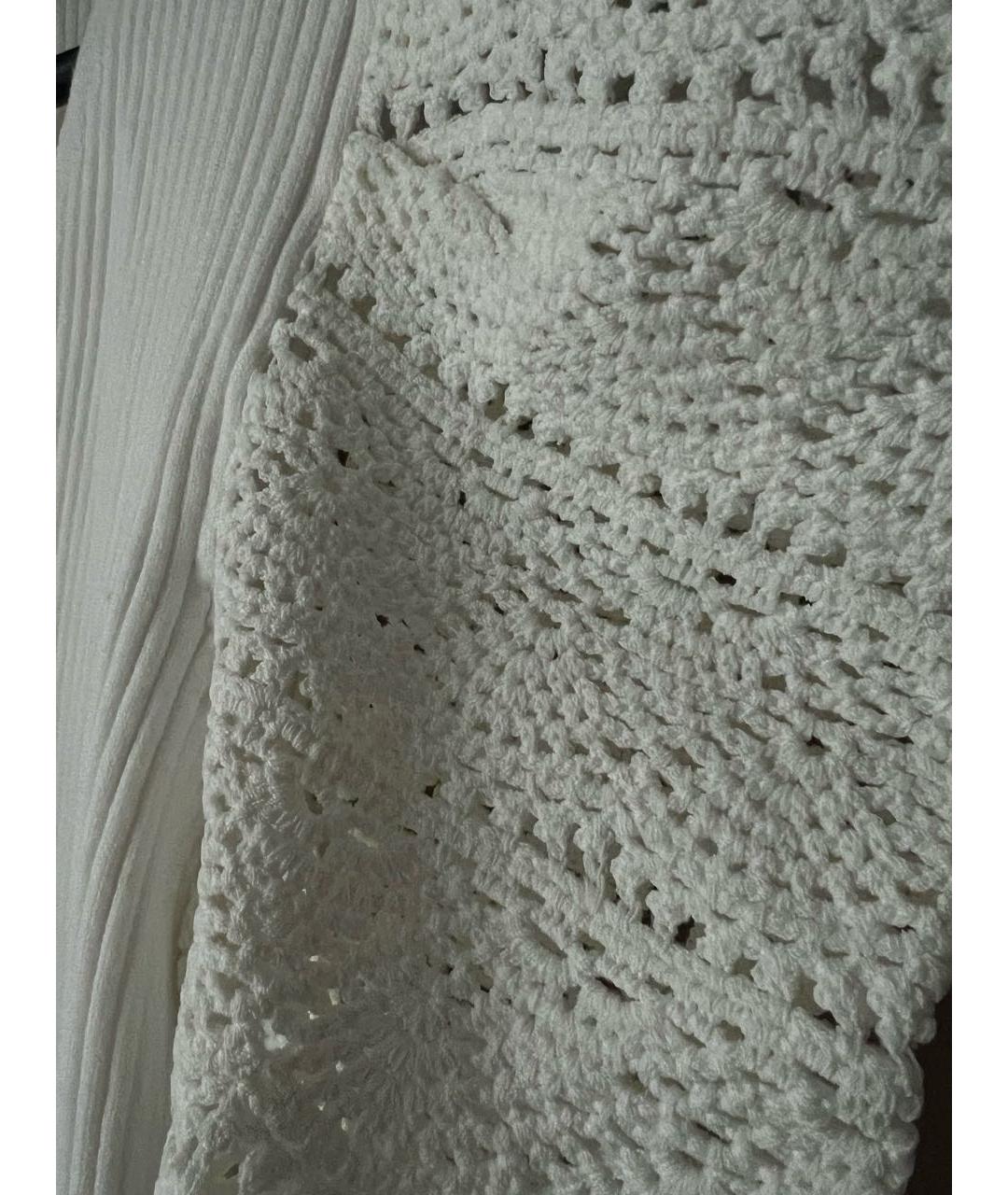 MAJE Белая вискозная футболка, фото 4