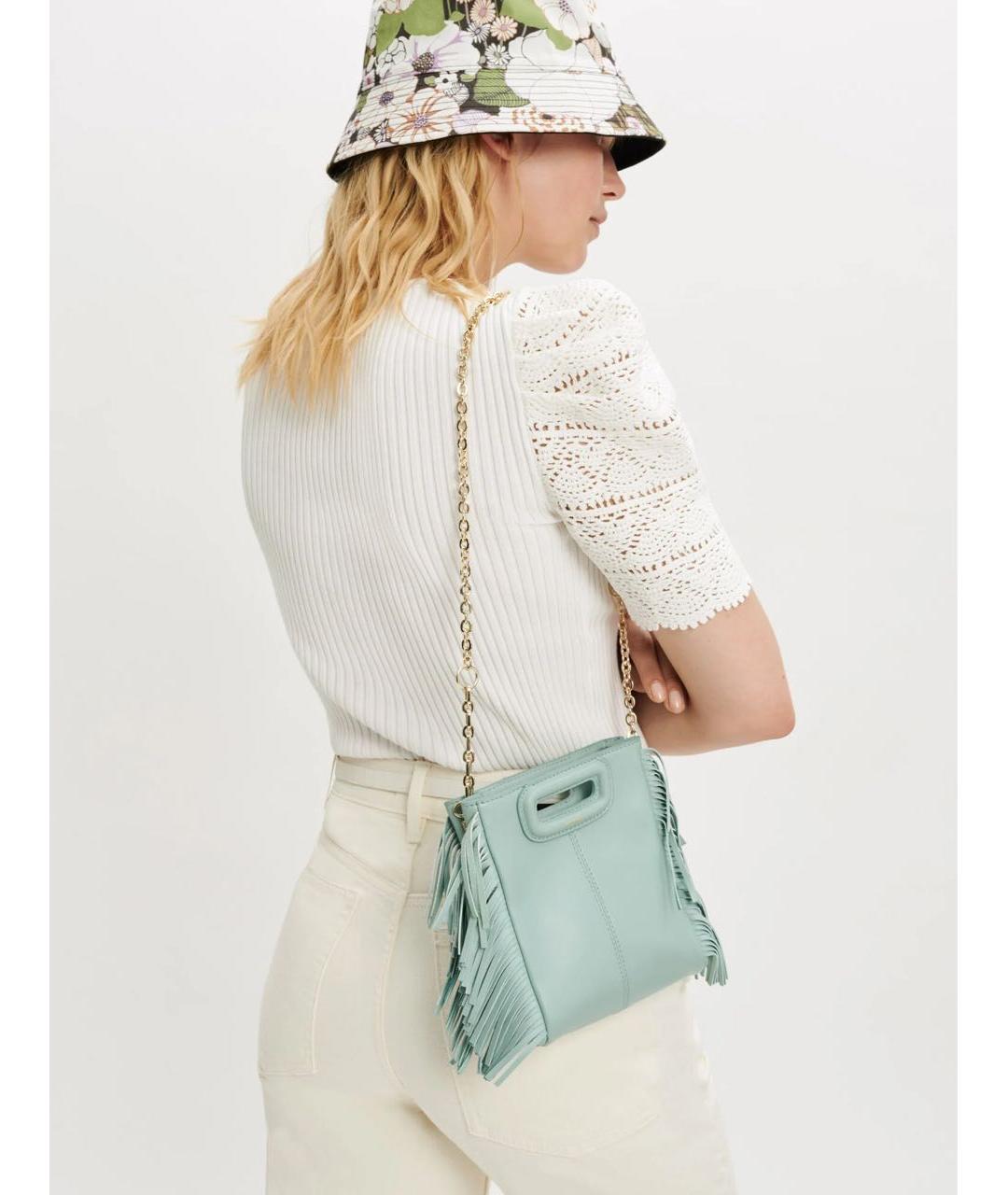 MAJE Белая вискозная футболка, фото 6