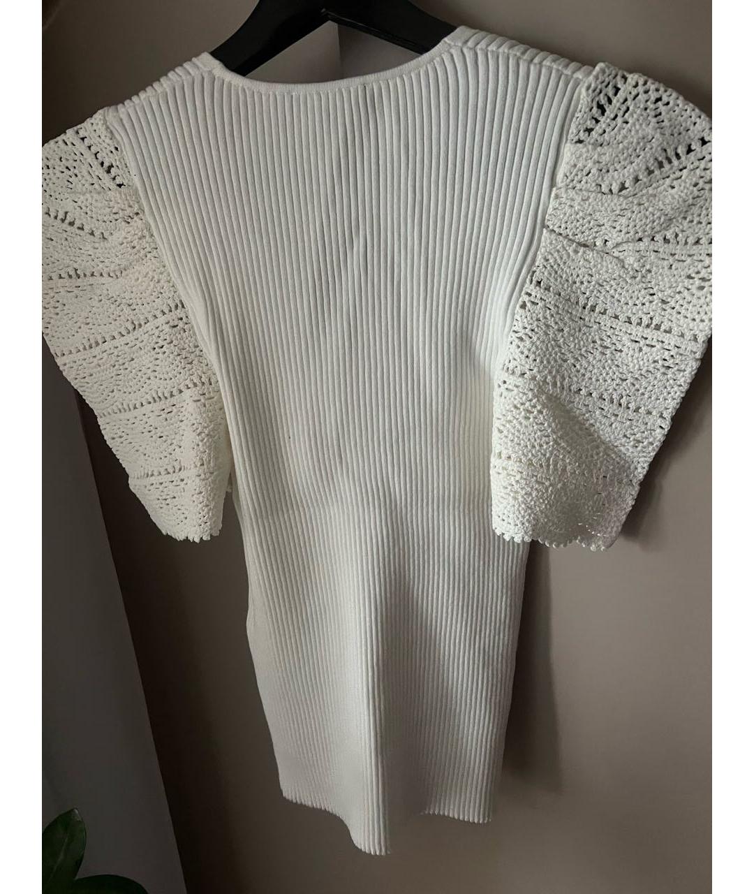 MAJE Белая вискозная футболка, фото 2