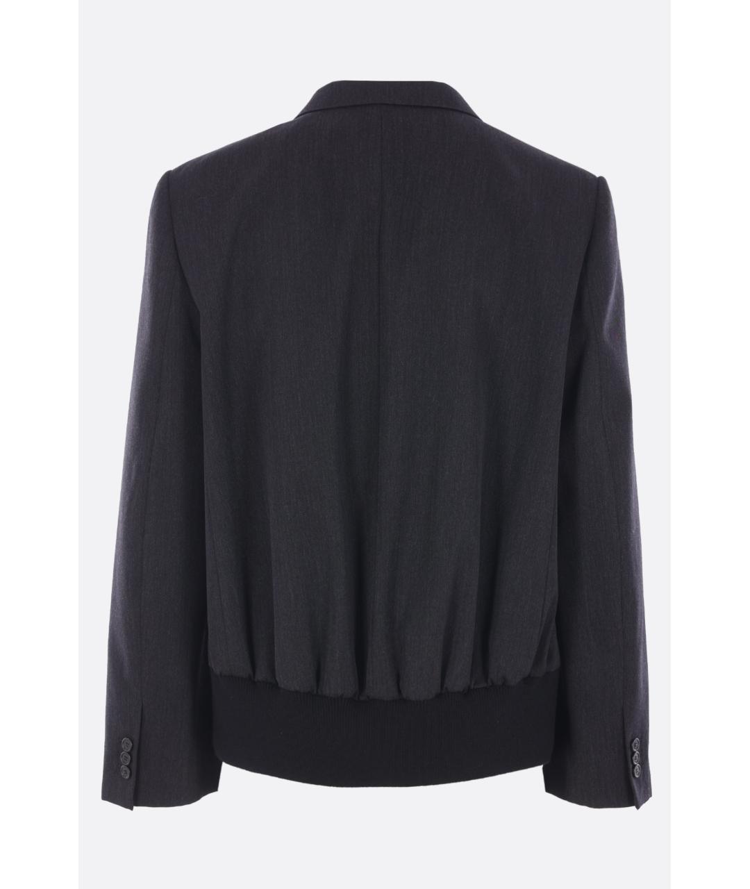 LOEWE Серый шерстяной пиджак, фото 2