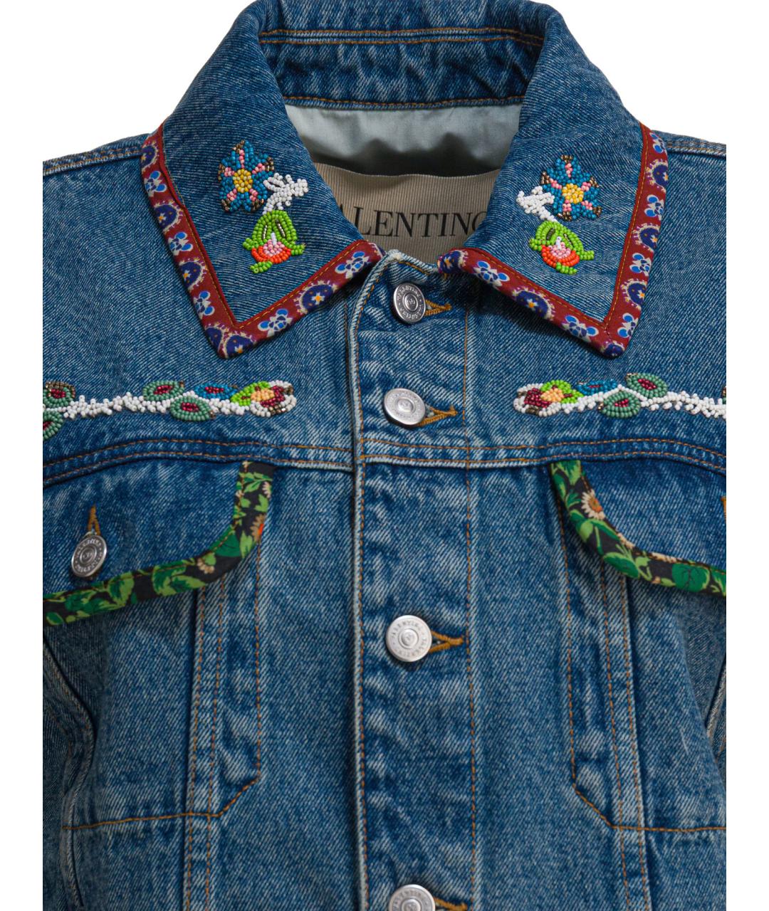 VALENTINO Синяя деним куртка, фото 3