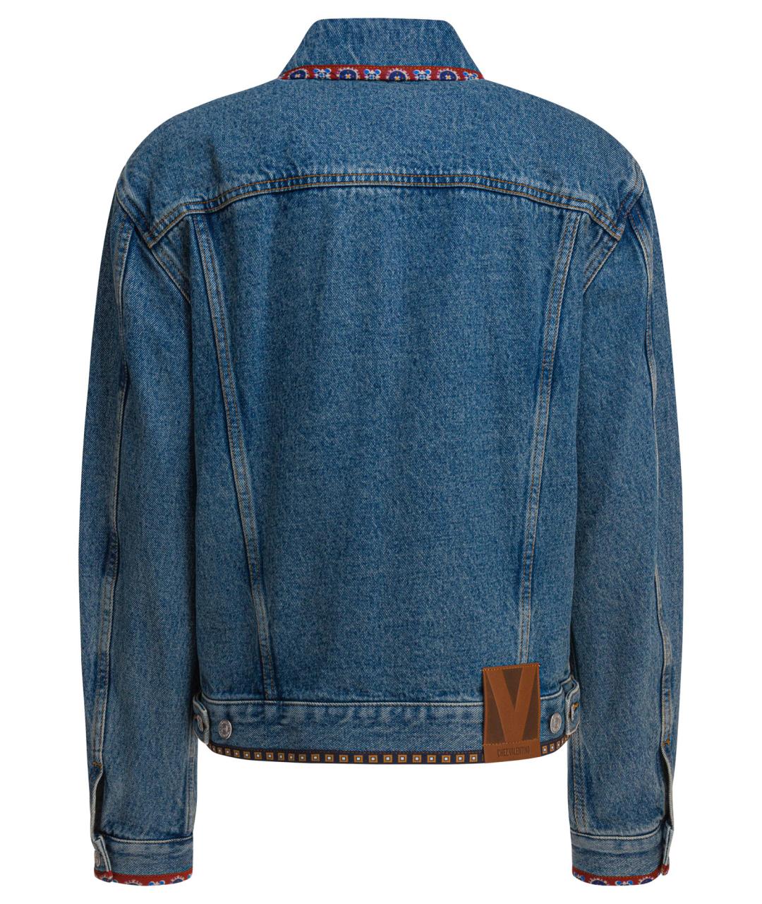 VALENTINO Синяя деним куртка, фото 2