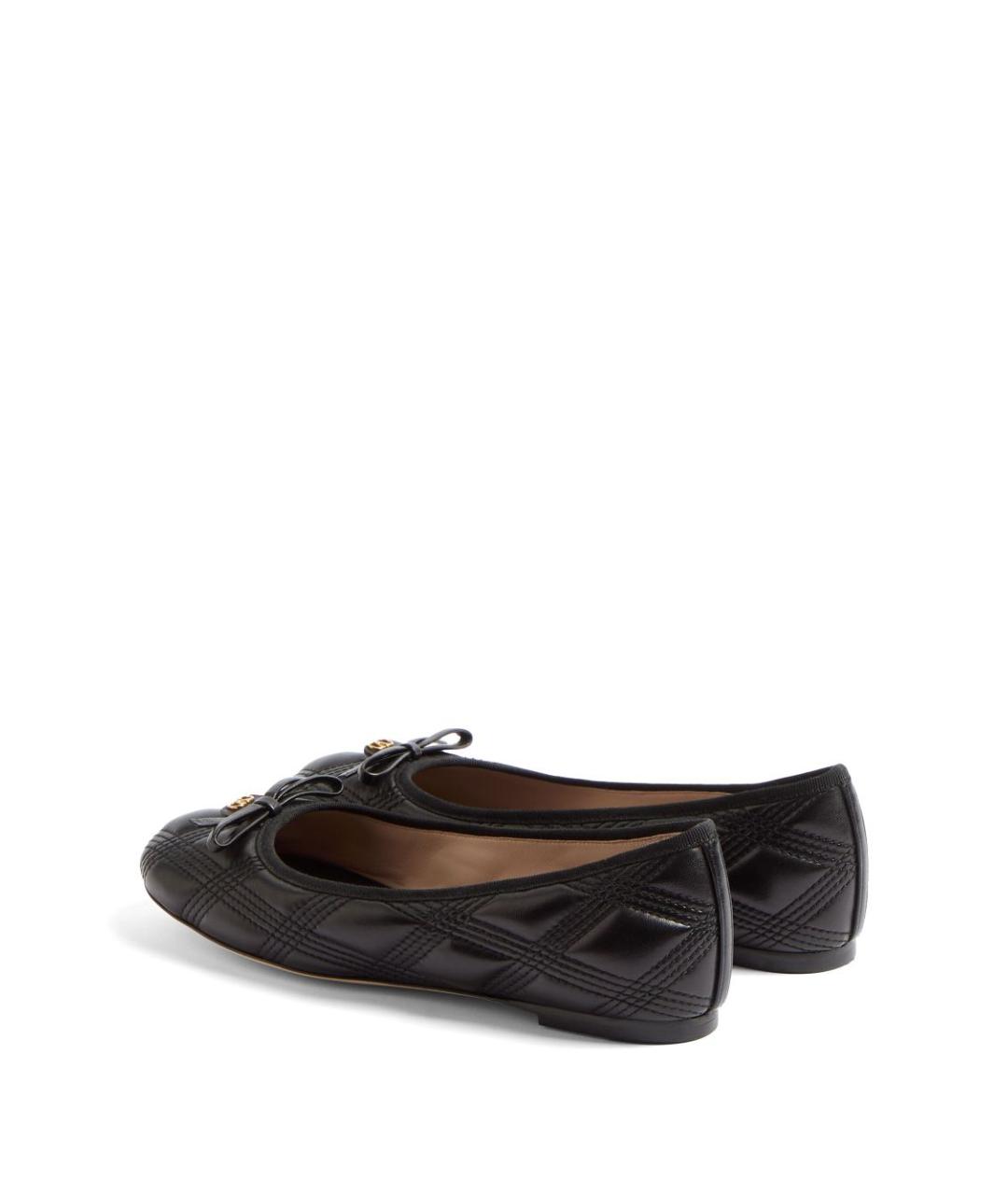 VALENTINO Черные кожаные балетки, фото 7