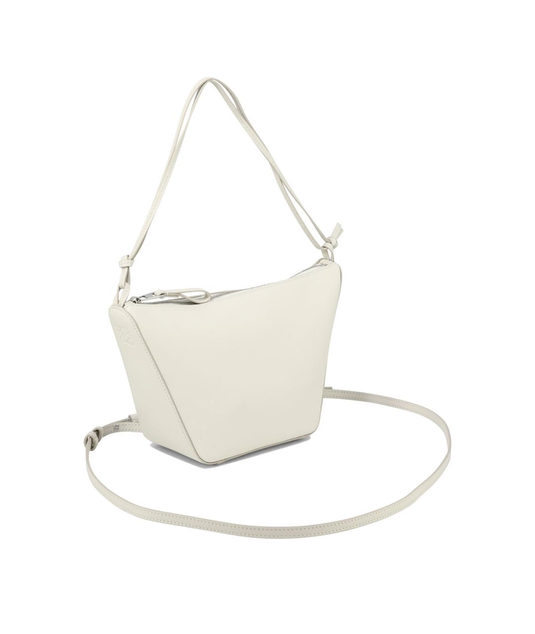 LOEWE Белая кожаная сумка через плечо, фото 2
