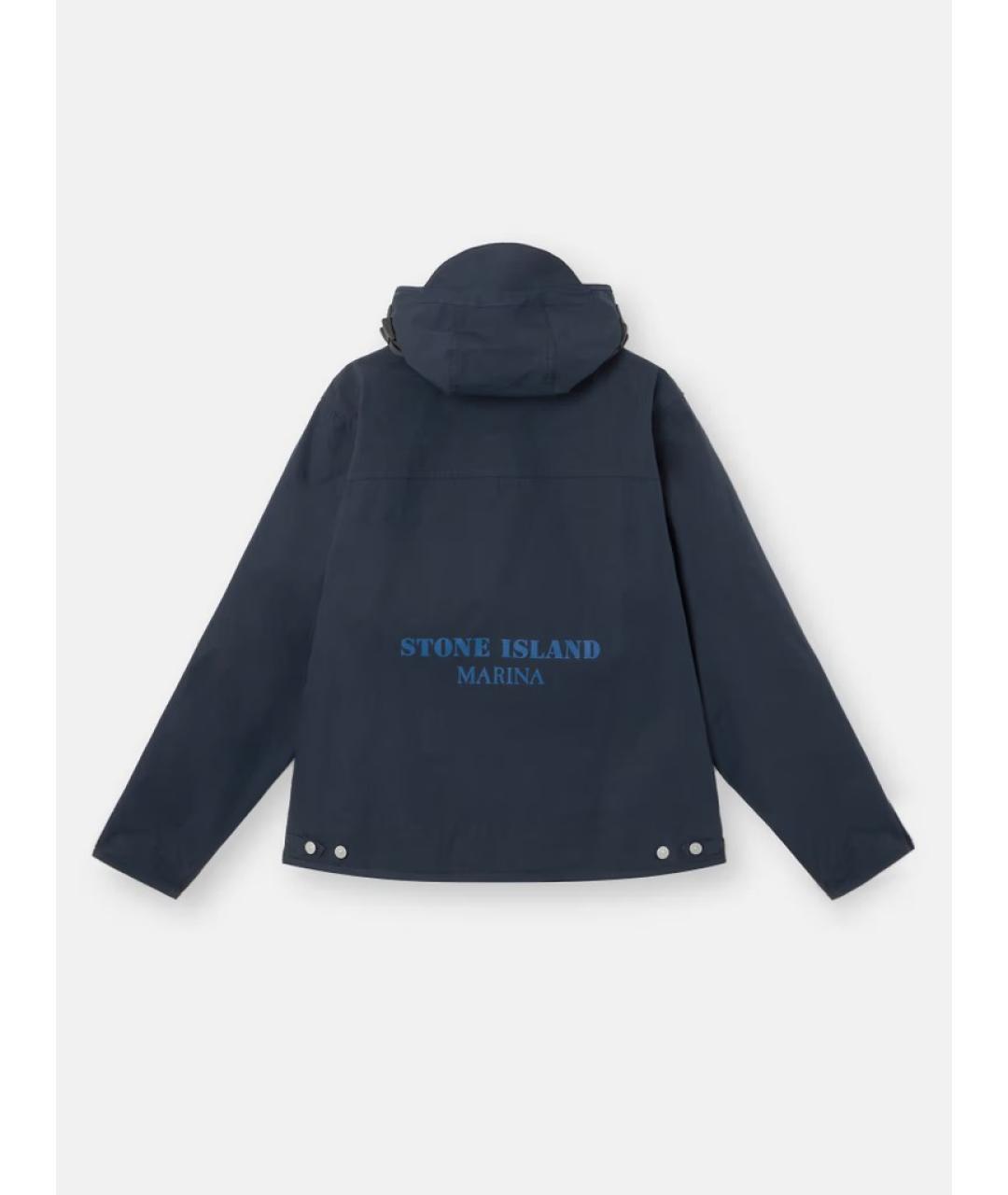 STONE ISLAND Синяя хлопковая куртка, фото 2