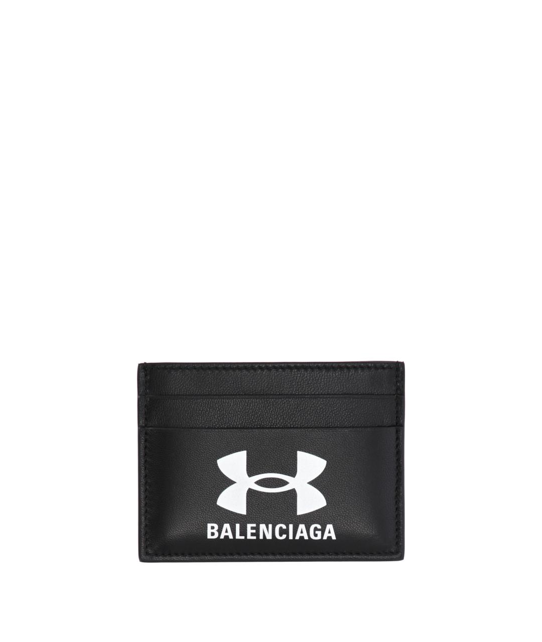 BALENCIAGA Черный кожаный кардхолдер, фото 1