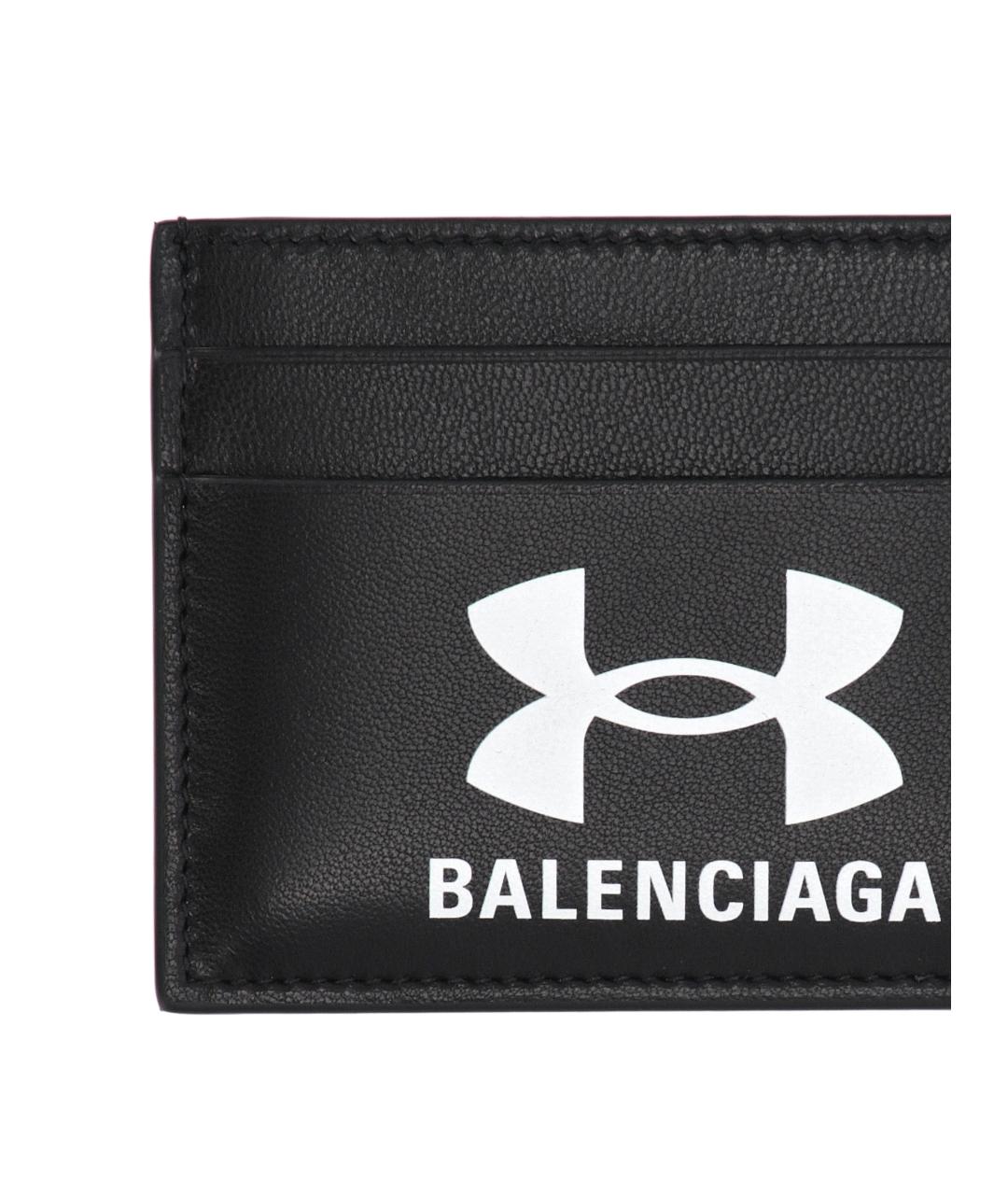 BALENCIAGA Черный кожаный кардхолдер, фото 2