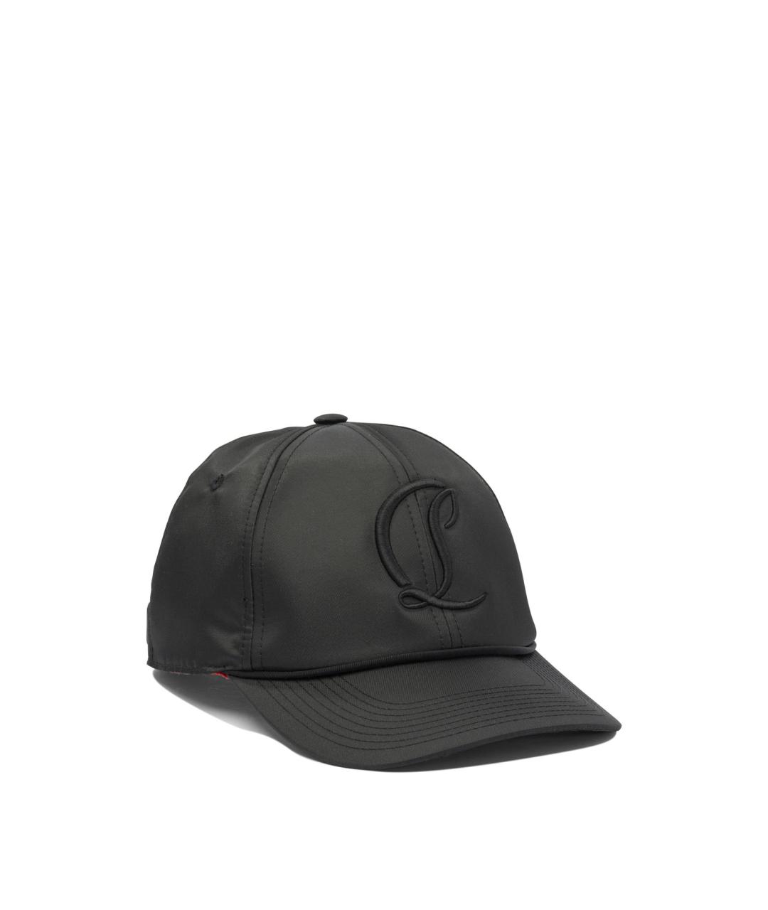 CHRISTIAN LOUBOUTIN Черная синтетическая кепка/бейсболка, фото 2