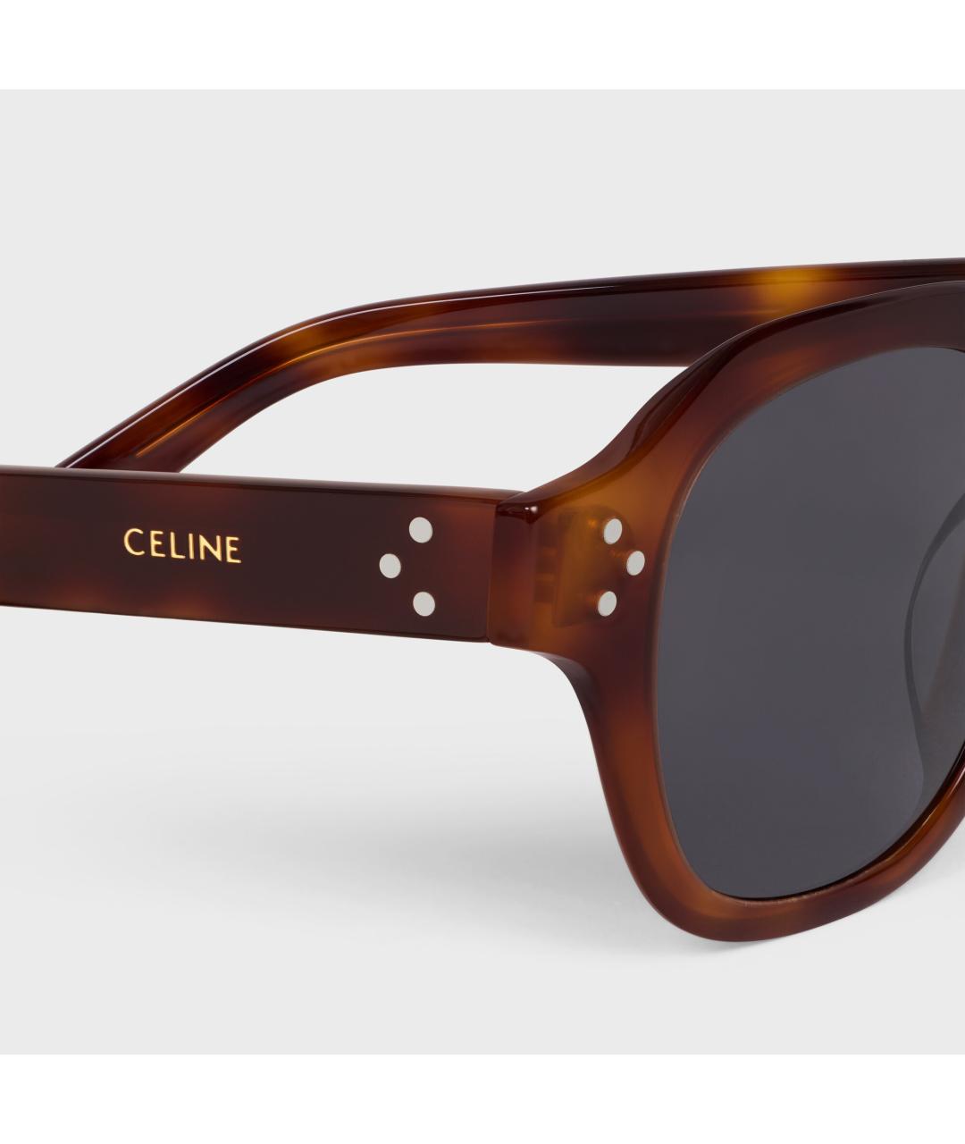 CELINE Мульти пластиковые солнцезащитные очки, фото 4