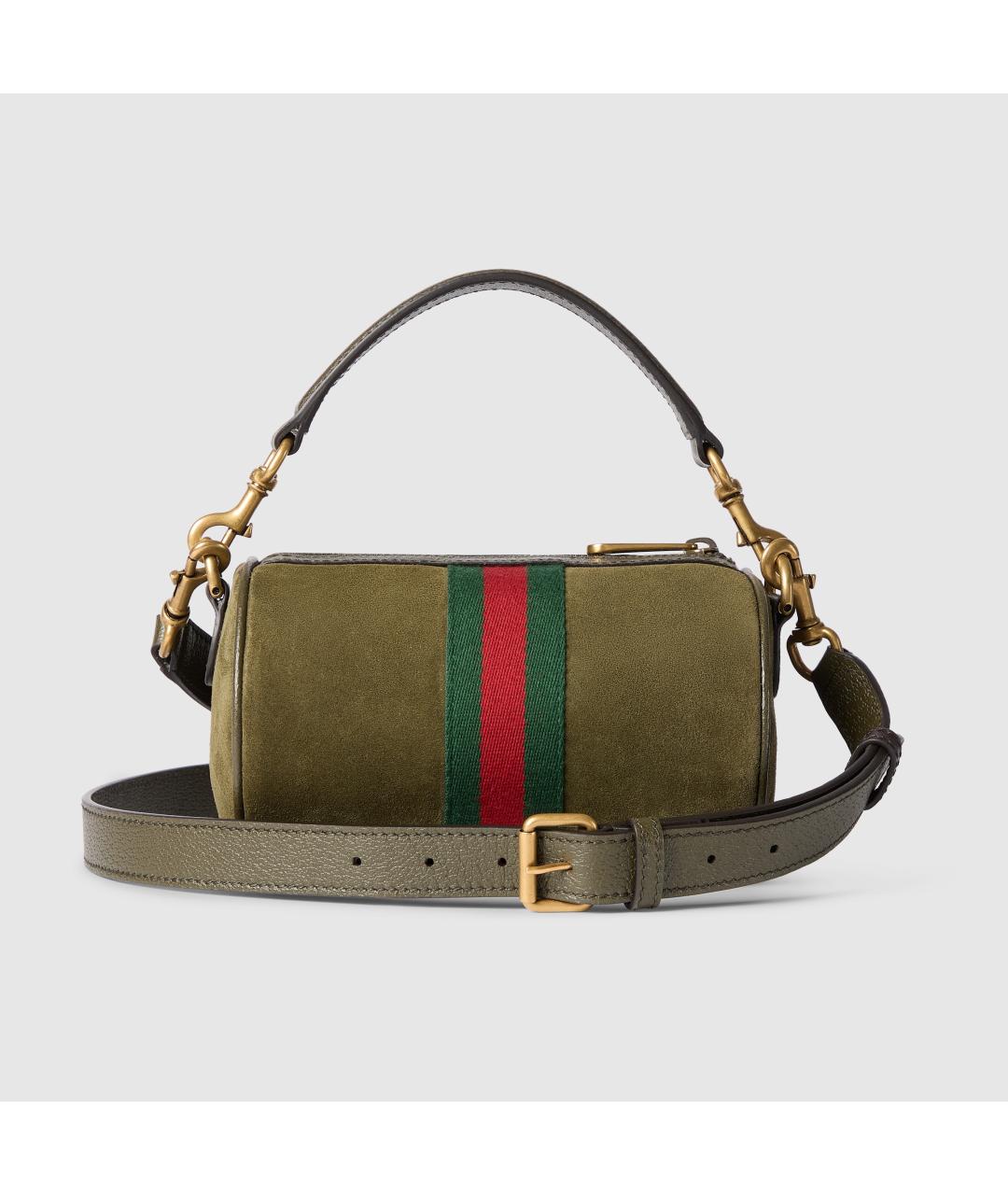 GUCCI Зеленая кожаная сумка на плечо, фото 4