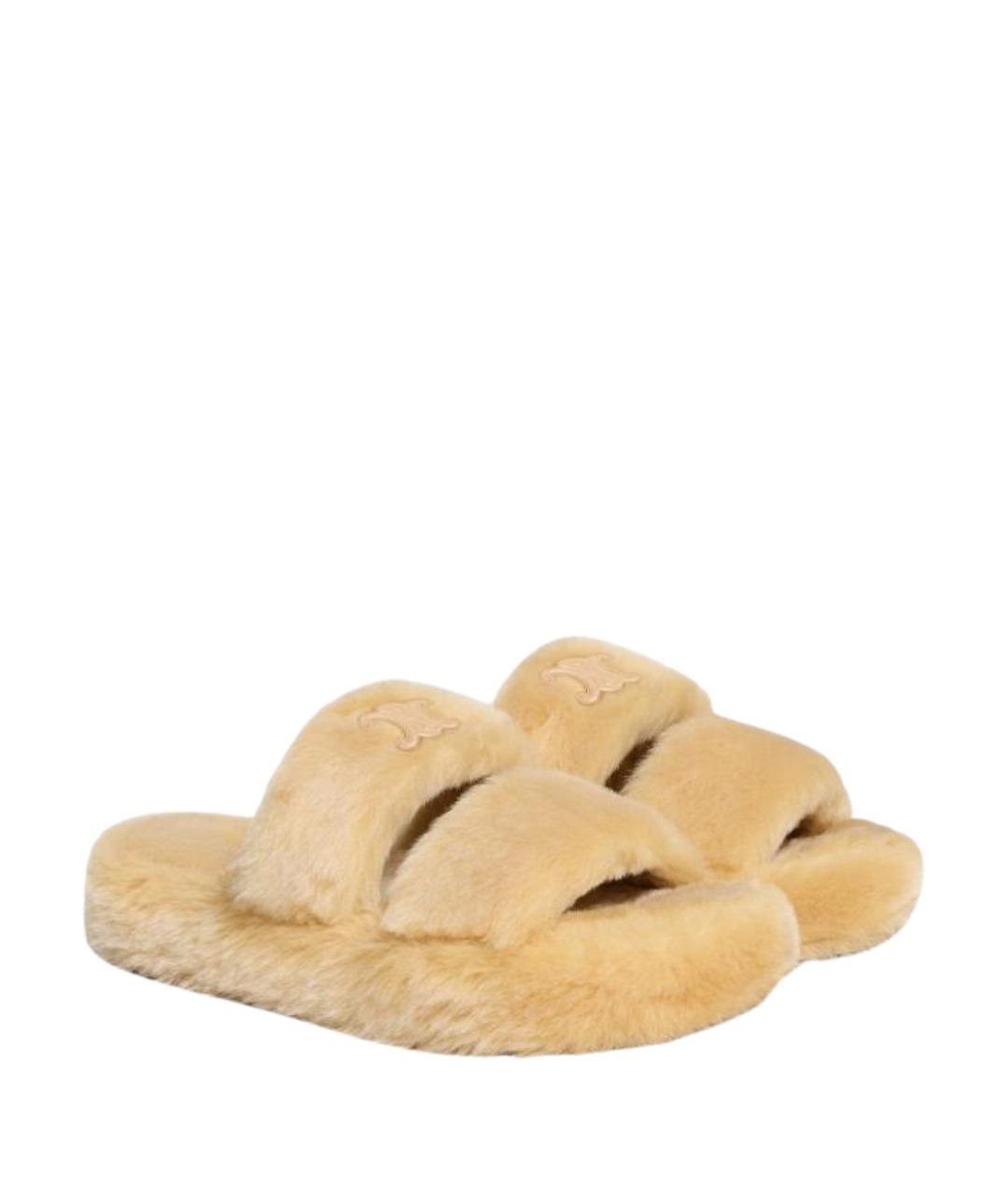 CELINE Бежевые сандалии, фото 2