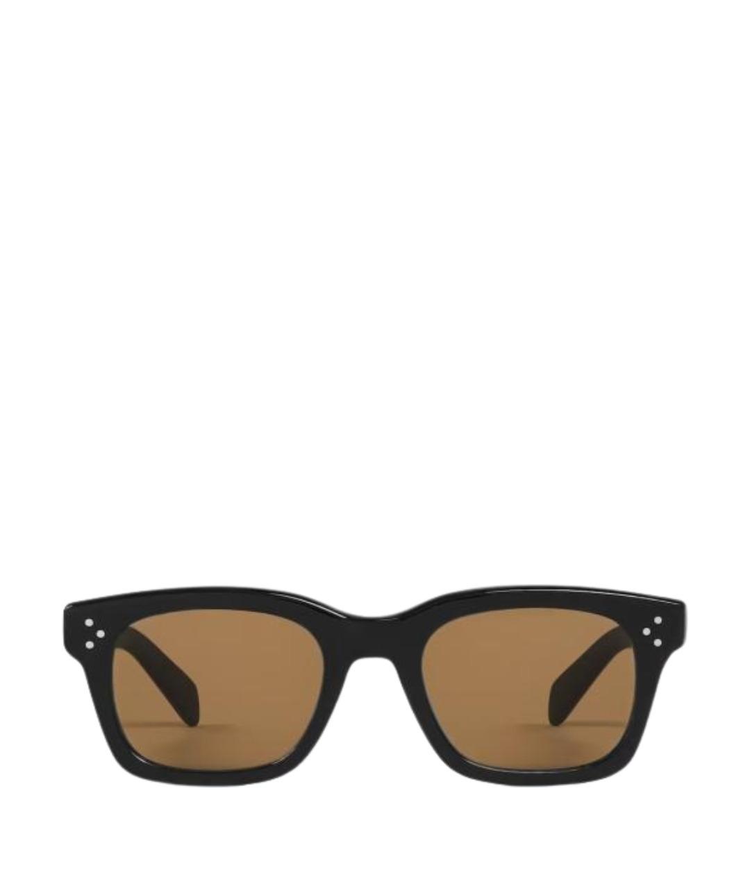 CELINE Черные пластиковые солнцезащитные очки, фото 1