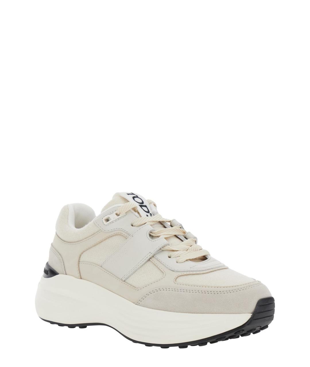 TOD'S Серые кроссовки, фото 2