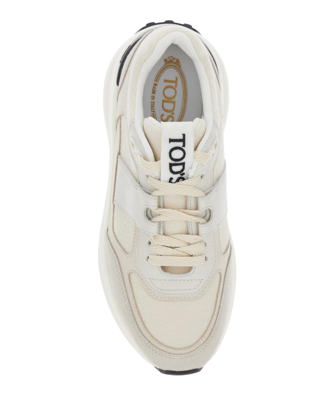 TOD'S Серые кроссовки, фото 4