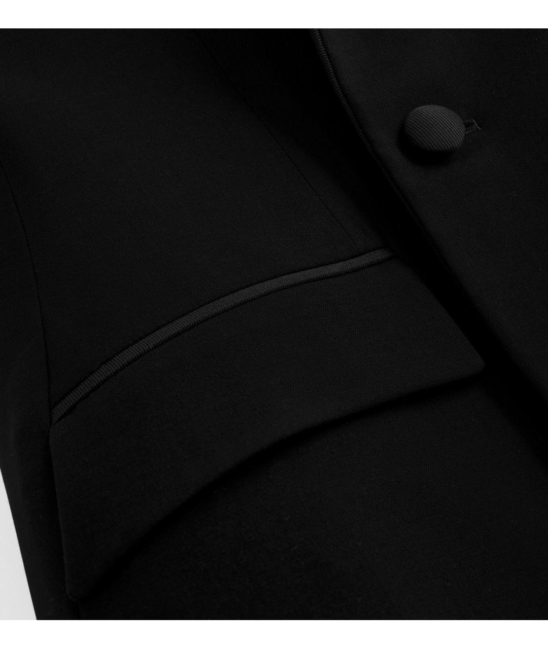 CHRISTIAN DIOR Черный шерстяной пиджак, фото 2