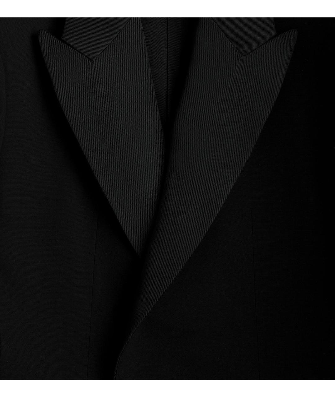 CHRISTIAN DIOR Черный шерстяной пиджак, фото 3