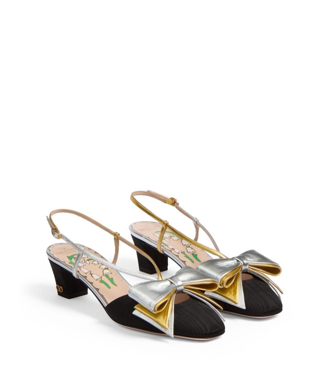 VALENTINO Черные кожаные туфли, фото 6