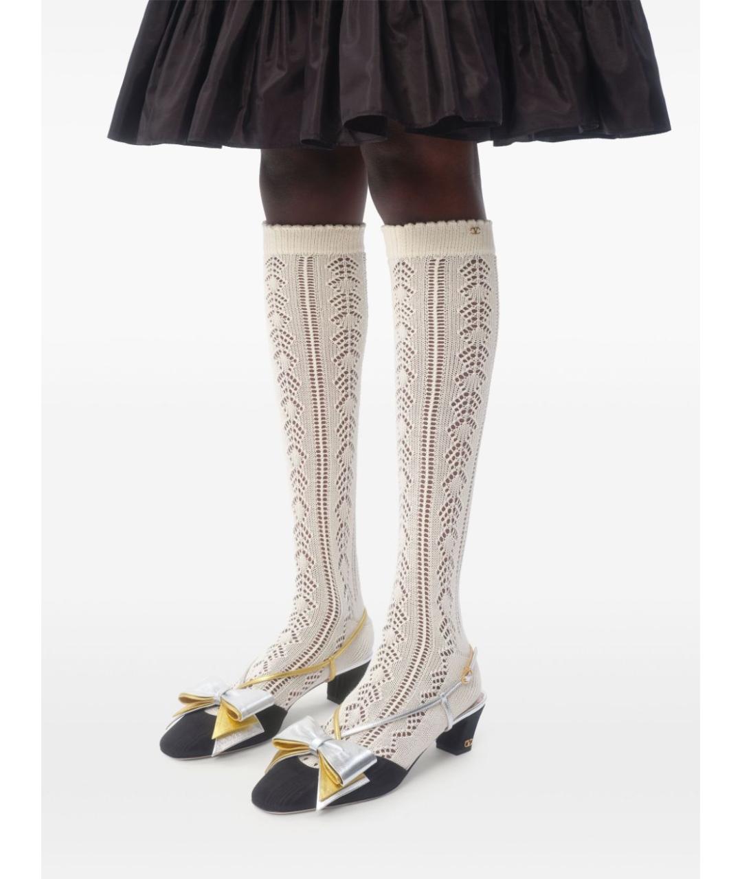 VALENTINO Черные кожаные туфли, фото 3