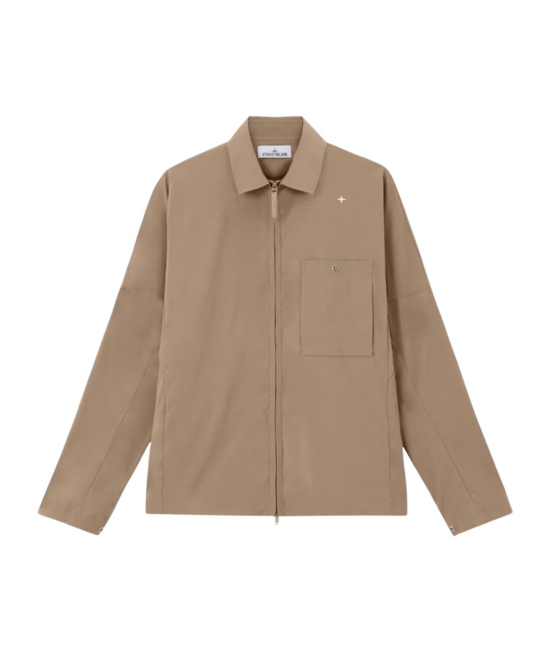 STONE ISLAND Коричневая куртка, фото 1