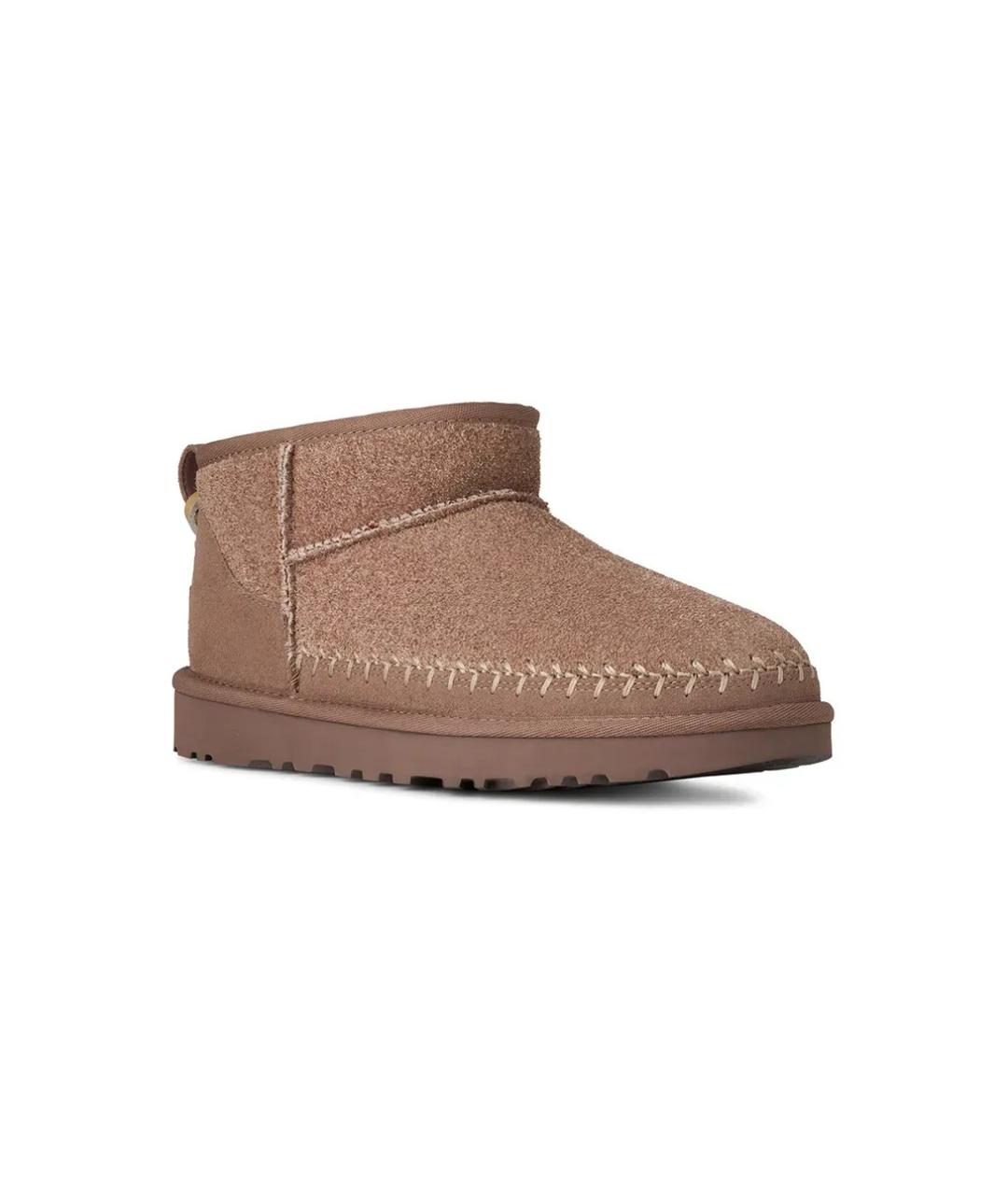 UGG AUSTRALIA Бежевые замшевые ботинки, фото 2