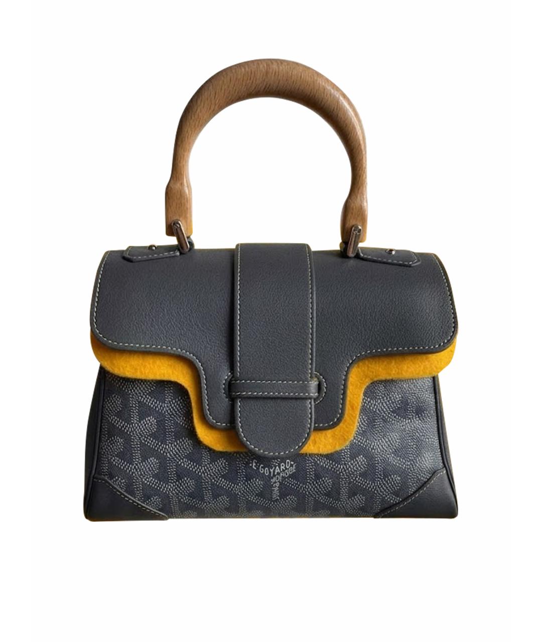 GOYARD Серая сумка с короткими ручками, фото 1