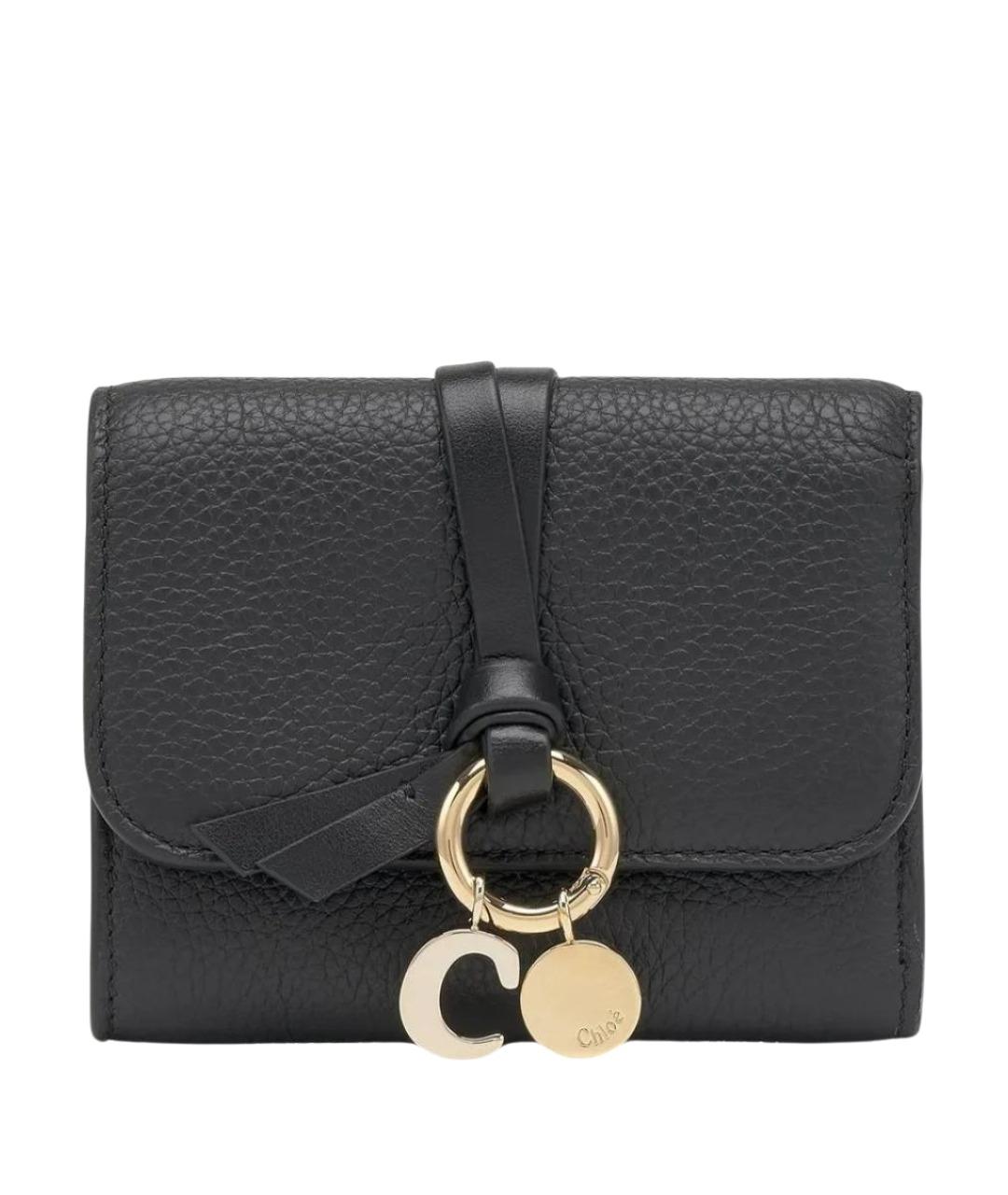 CHLOE Черный кожаный кошелек, фото 1