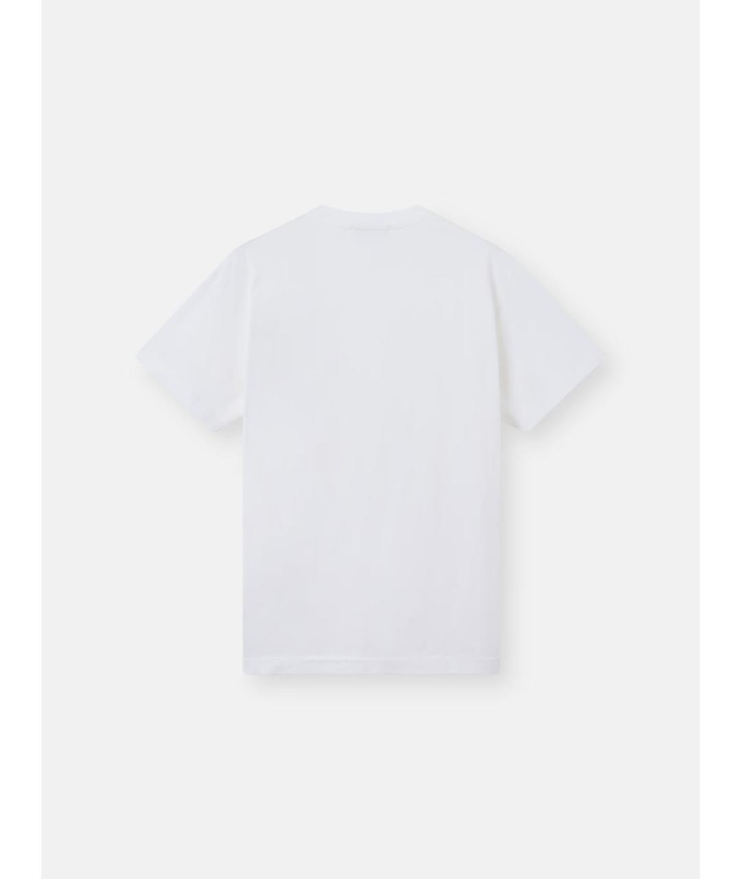 STONE ISLAND Голубая хлопковая футболка, фото 2