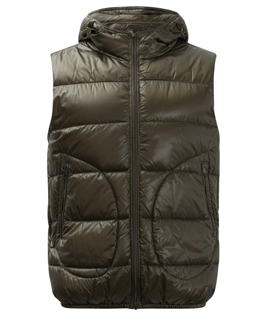 HERNO Зеленый полиамидовый жилет, фото 1
