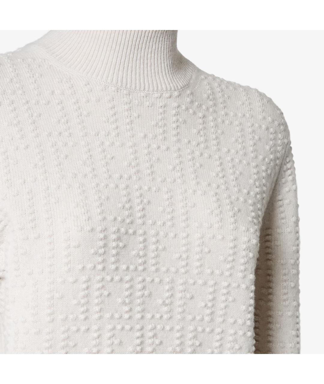 FENDI Серый шерстяной джемпер / свитер, фото 3