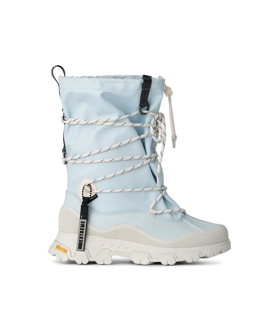 UGG AUSTRALIA Голубые текстильные сапоги, фото 1