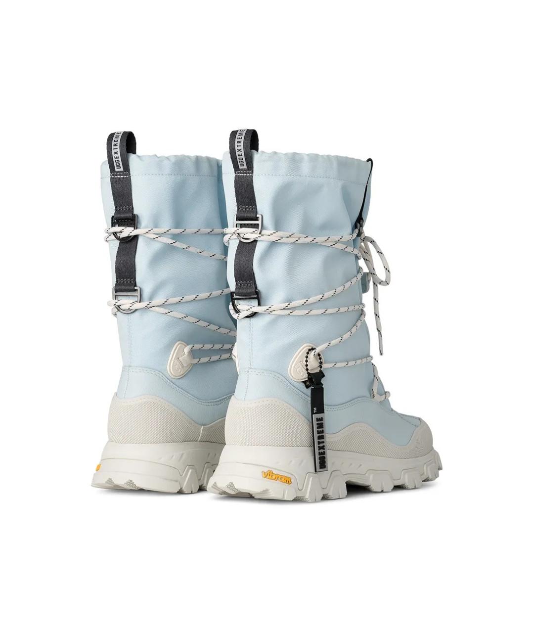 UGG AUSTRALIA Голубые текстильные сапоги, фото 6