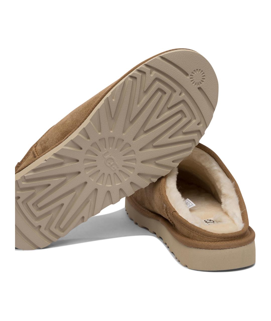 UGG AUSTRALIA Коричневые замшевые низкие ботинки, фото 5