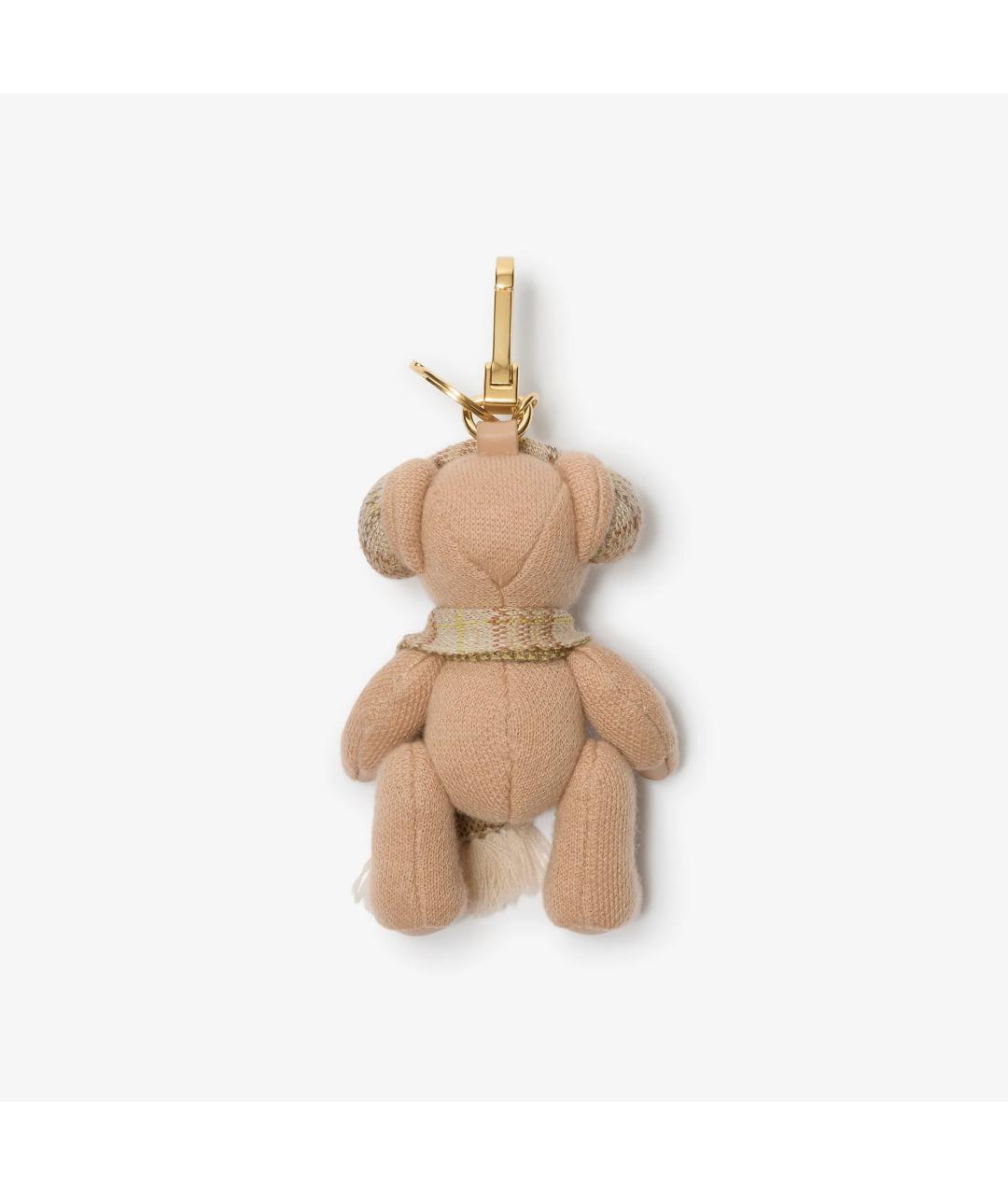 BURBERRY Бежевый брелок, фото 2