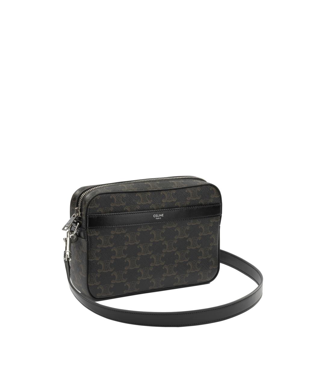 CELINE Черная сумка на плечо, фото 2