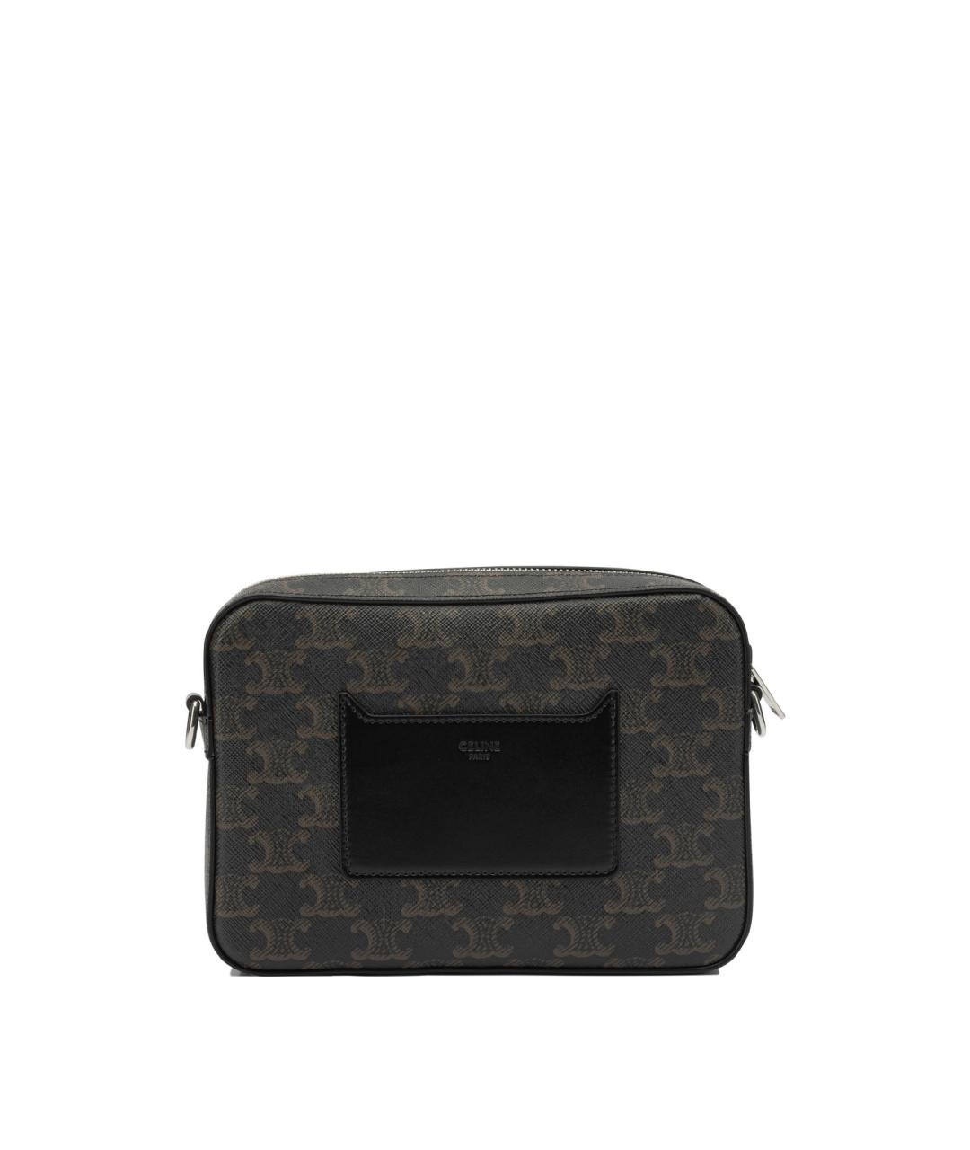 CELINE Черная сумка на плечо, фото 3