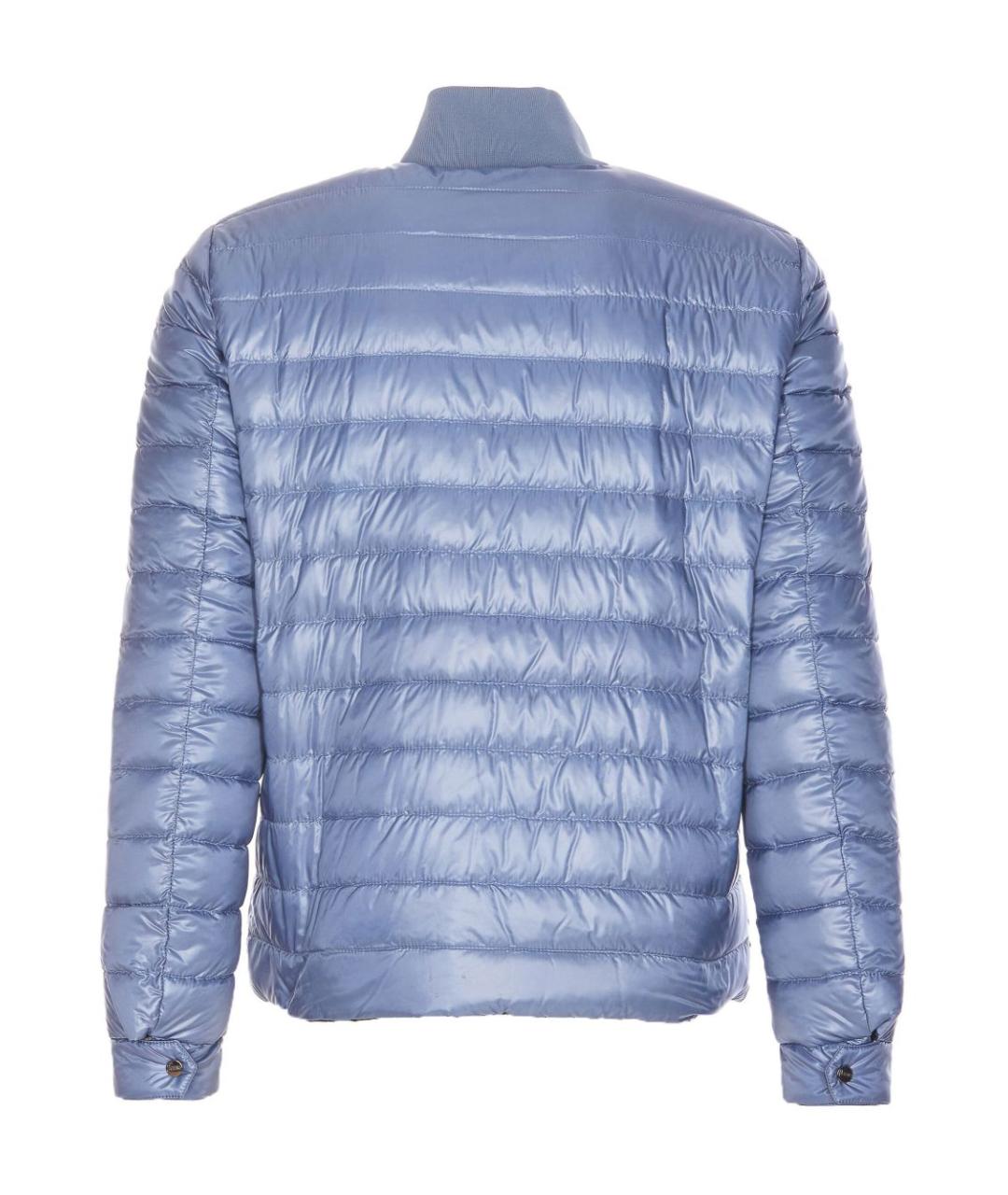 HERNO Голубая полиамидовая куртка, фото 3