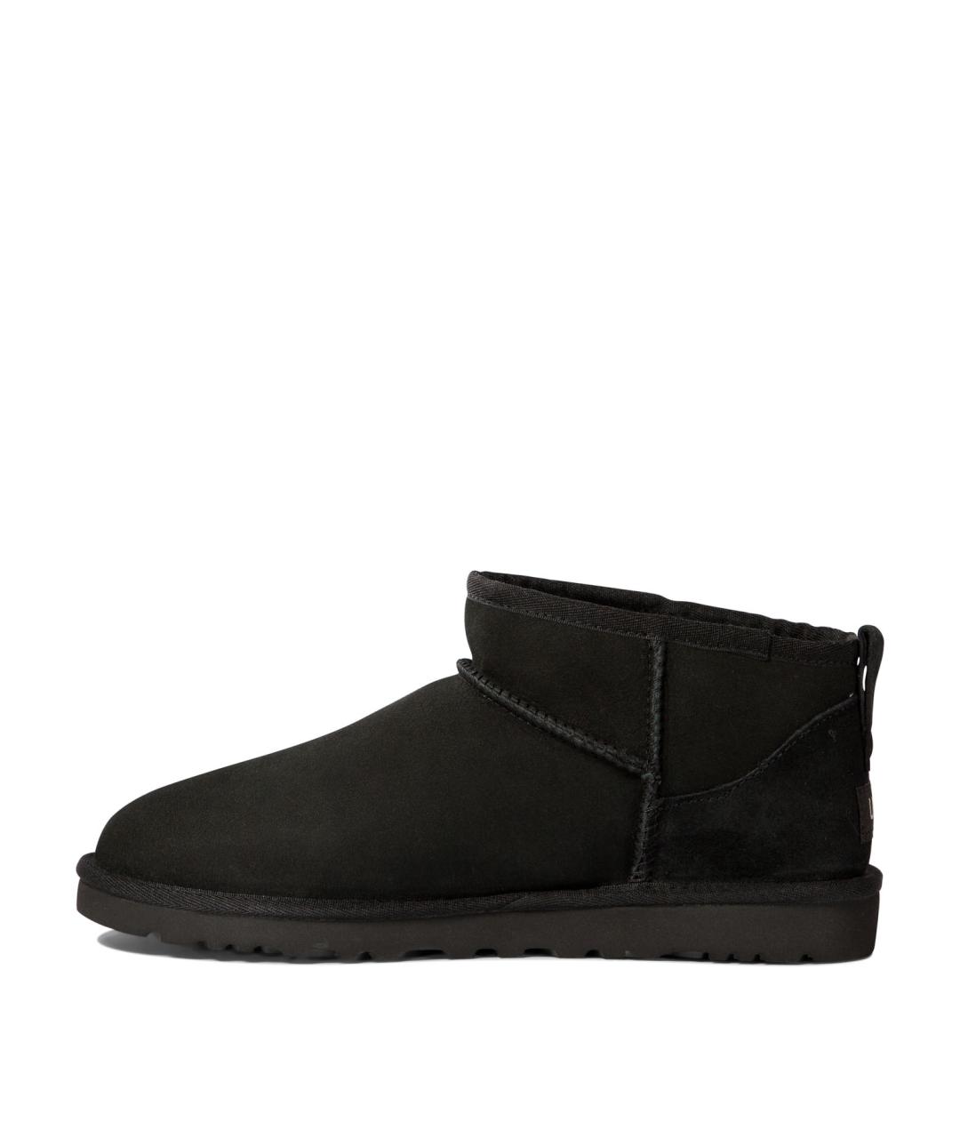 UGG AUSTRALIA Черные замшевые низкие ботинки, фото 3