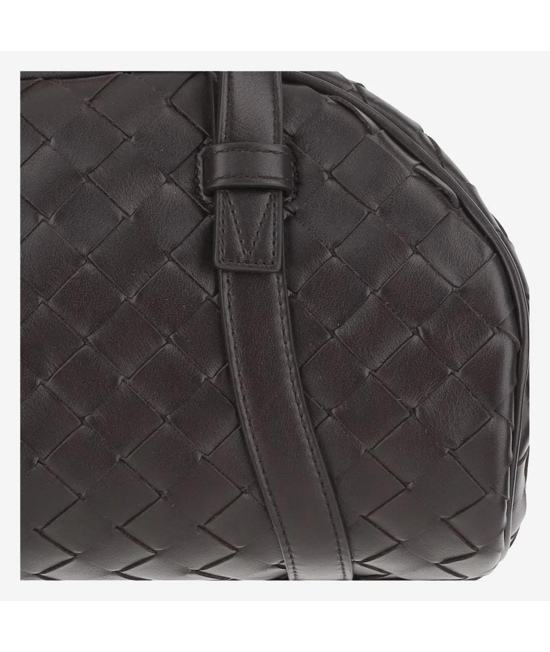 BOTTEGA VENETA Коричневая кожаная сумка тоут, фото 3