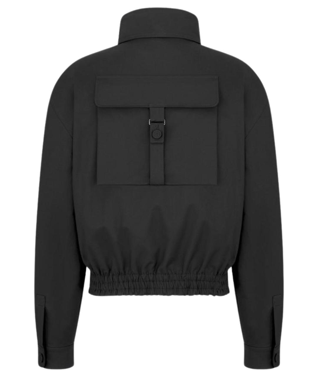 CHRISTIAN DIOR Черная хлопковая куртка, фото 2