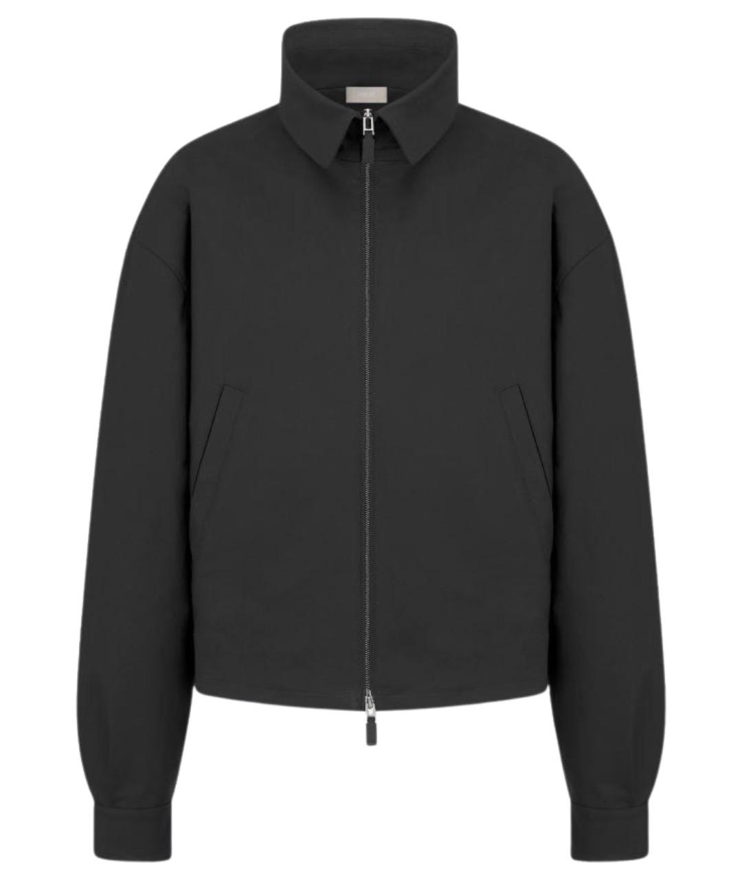 CHRISTIAN DIOR Черная хлопковая куртка, фото 1