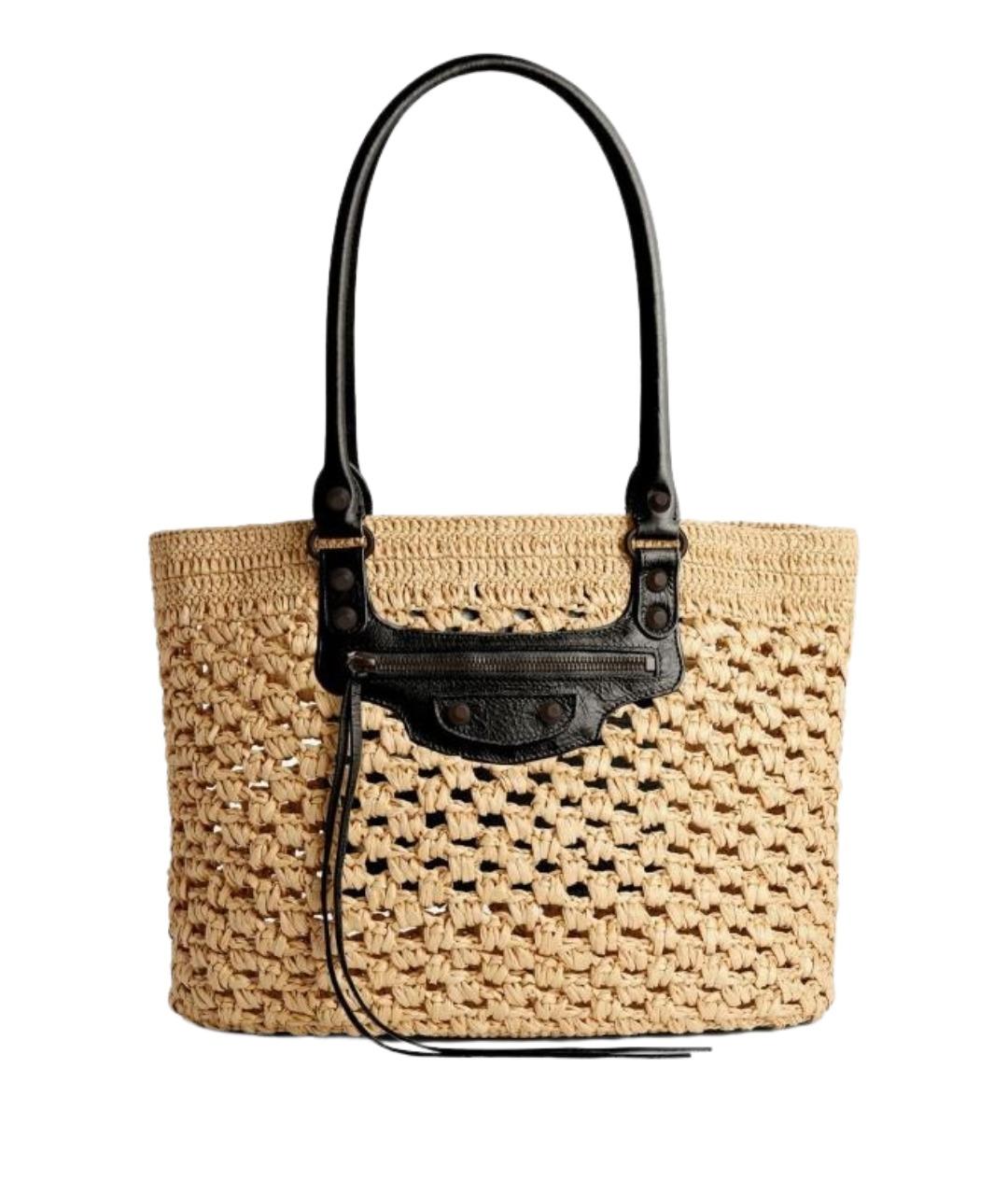 BALENCIAGA Бежевая сумка тоут, фото 1